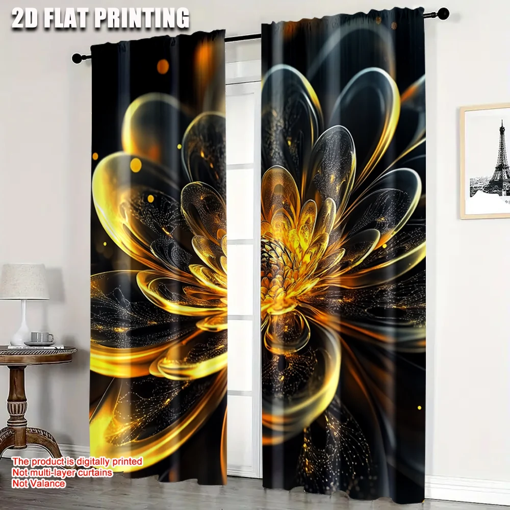 2pc, Curtains Art Deco Flowers Machine Washable Polyester,Without Electricity Wall Decor Applies to Indoor Use
2pc, Curtains Art Deco Flowers Machine Washable Polyester,Without Electricity Wall Decor Applies to Indoor Use