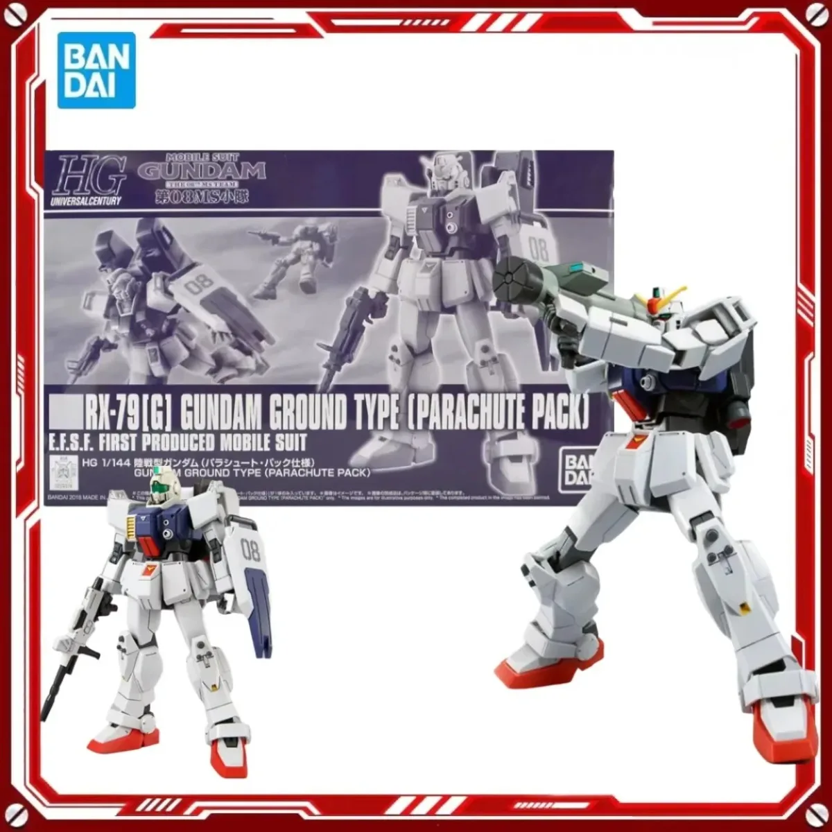 Bandai Gundam RX-79G Ground Type Parachute Pack Model Kit Anime Action Figure Collection Assembly Required Gift for Collectors
Bandai Gundam RX-79G Ground Type Parachute Pack Model Kit Anime Action Figure Collection Assembly Required Gift for Collectors
