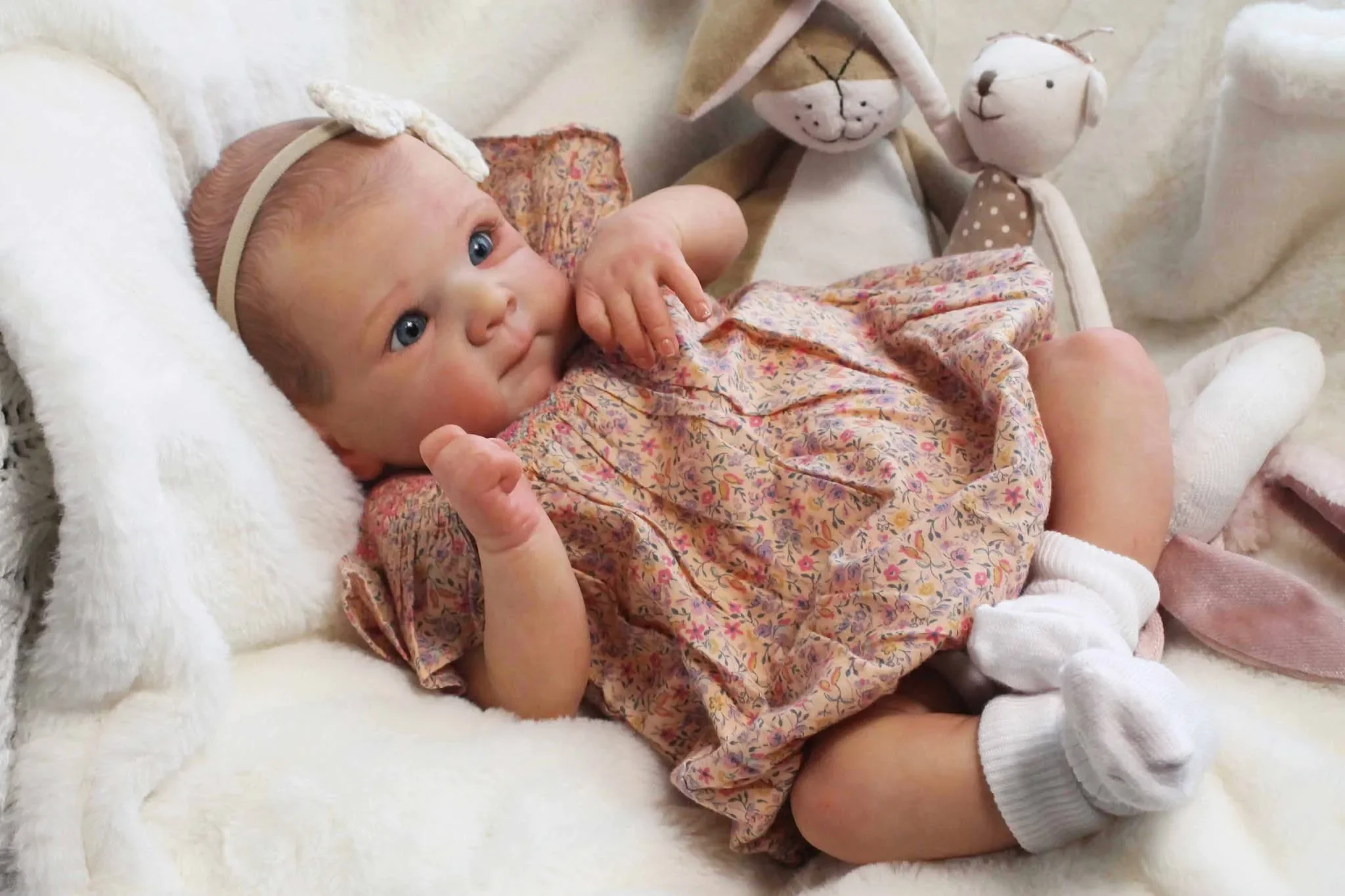 NPK 18'' Lifelike Bebe Bettie Reborn Soft Body 3D Skin with Visbile Veins Collectible Art Doll Reborn Toy Gift
NPK 18'' Lifelike Bebe Bettie Reborn Soft Body 3D Skin with Visbile Veins Collectible Art Doll Reborn Toy Gift