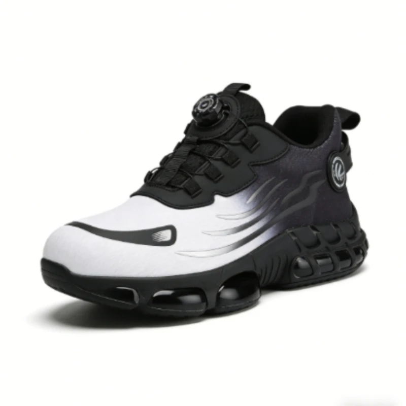 Men Rotating Button Safety Shoes Steel Toe Work Sneakers Indestructible Shoes Puncture-Proof Work Boots Air Cushion Safety Shoes
Men Rotating Button Safety Shoes Steel Toe Work Sneakers Indestructible Shoes Puncture-Proof Work Boots Air Cushion Safety Shoes