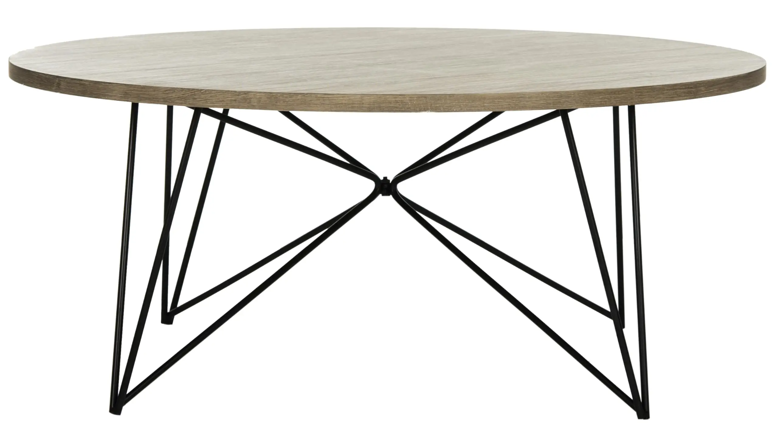 Modern Round Coffee Table With Hairpin Metal Legs Wood Top
Modern Round Coffee Table With Hairpin Metal Legs Wood Top