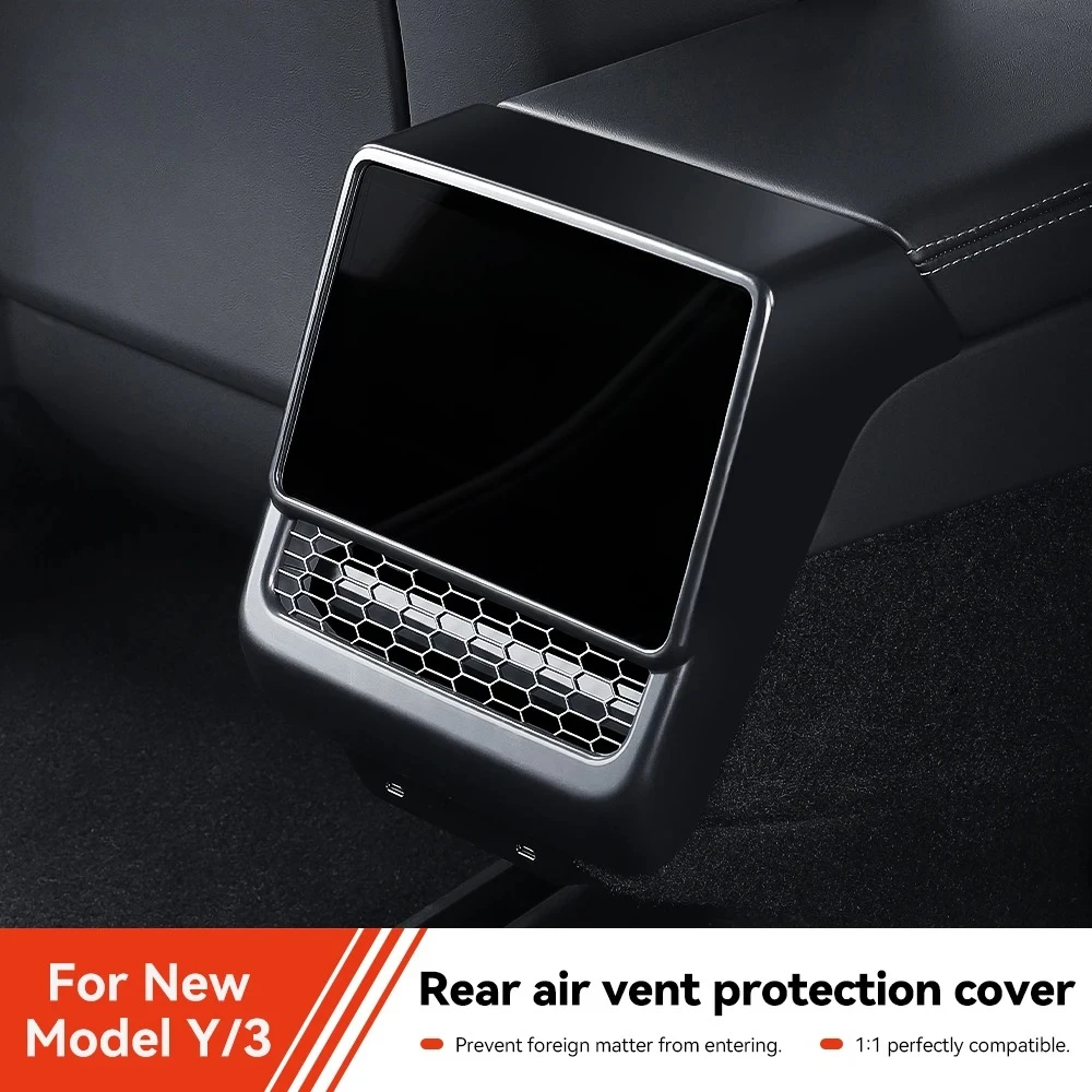 For Tesla Model 3/Y Highland Juniper Rear Center Console Air Outlet Cover Vent Outlet Dust Cover Car Styling Accessories
For Tesla Model 3/Y Highland Juniper Rear Center Console Air Outlet Cover Vent Outlet Dust Cover Car Styling Accessories