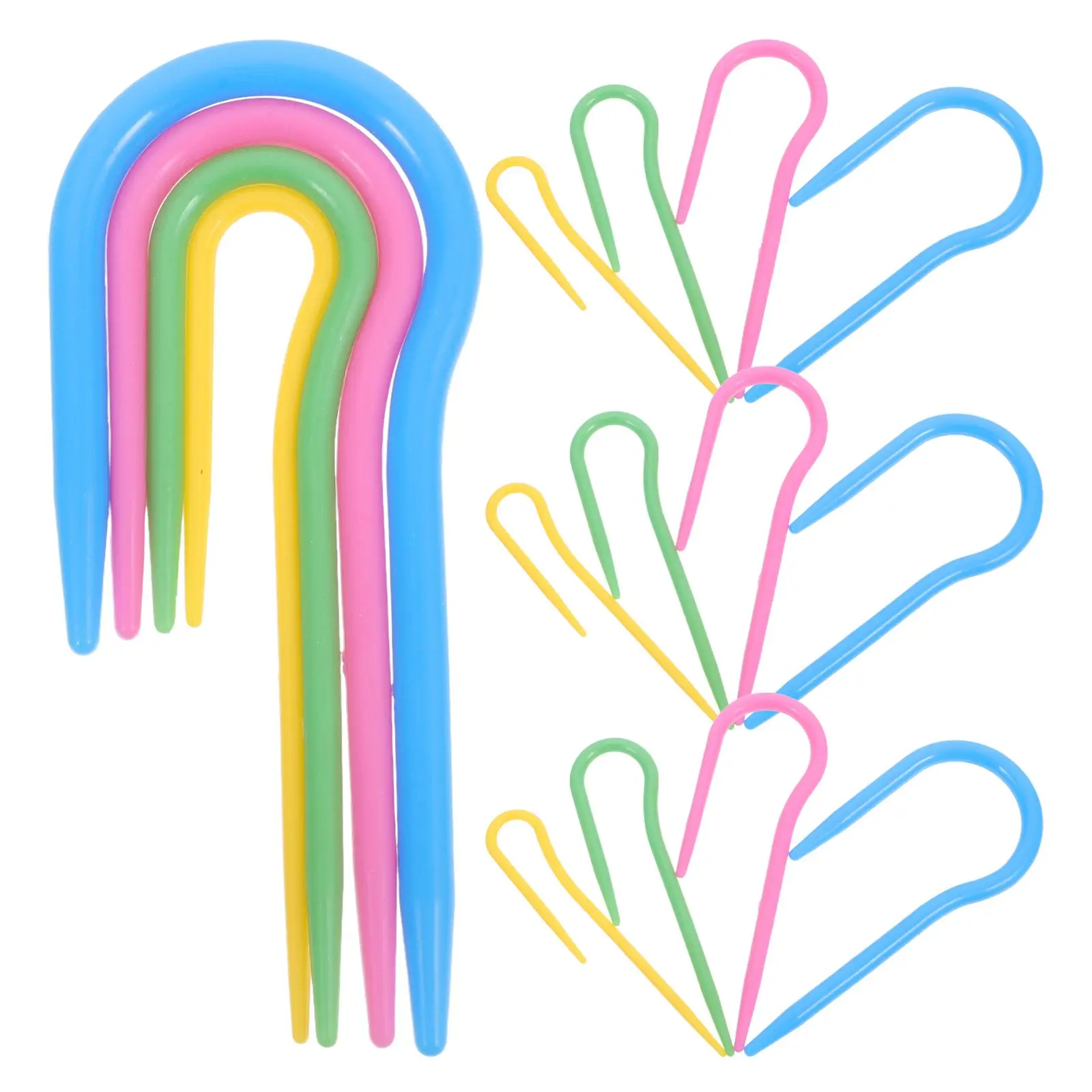 16 Pcs Knitting Cable Knitting Needles Needles Bent Crochet Hooks Stitch Holder Spiral Needle Yarn Craft Tools Accessories
16 Pcs Knitting Cable Knitting Needles Needles Bent Crochet Hooks Stitch Holder Spiral Needle Yarn Craft Tools Accessories