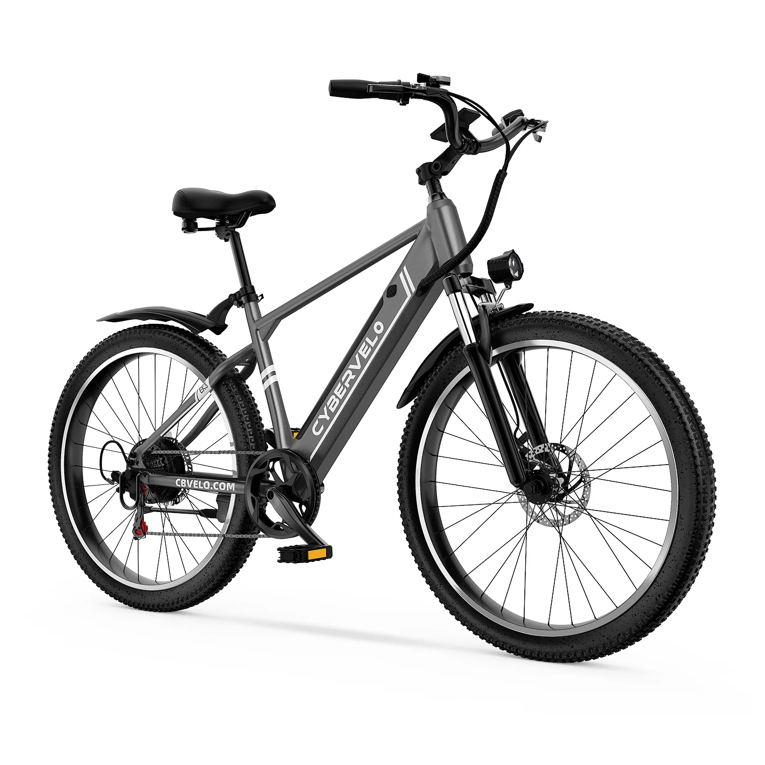 Cybervelo EK3 1000W Peak 48V Waterproof Battery 26" 7-Speed Electric Bike Adult Ebike for Commute Beach Snow Men Women
Cybervelo EK3 1000W Peak 48V Waterproof Battery 26" 7-Speed Electric Bike Adult Ebike for Commute Beach Snow Men Women