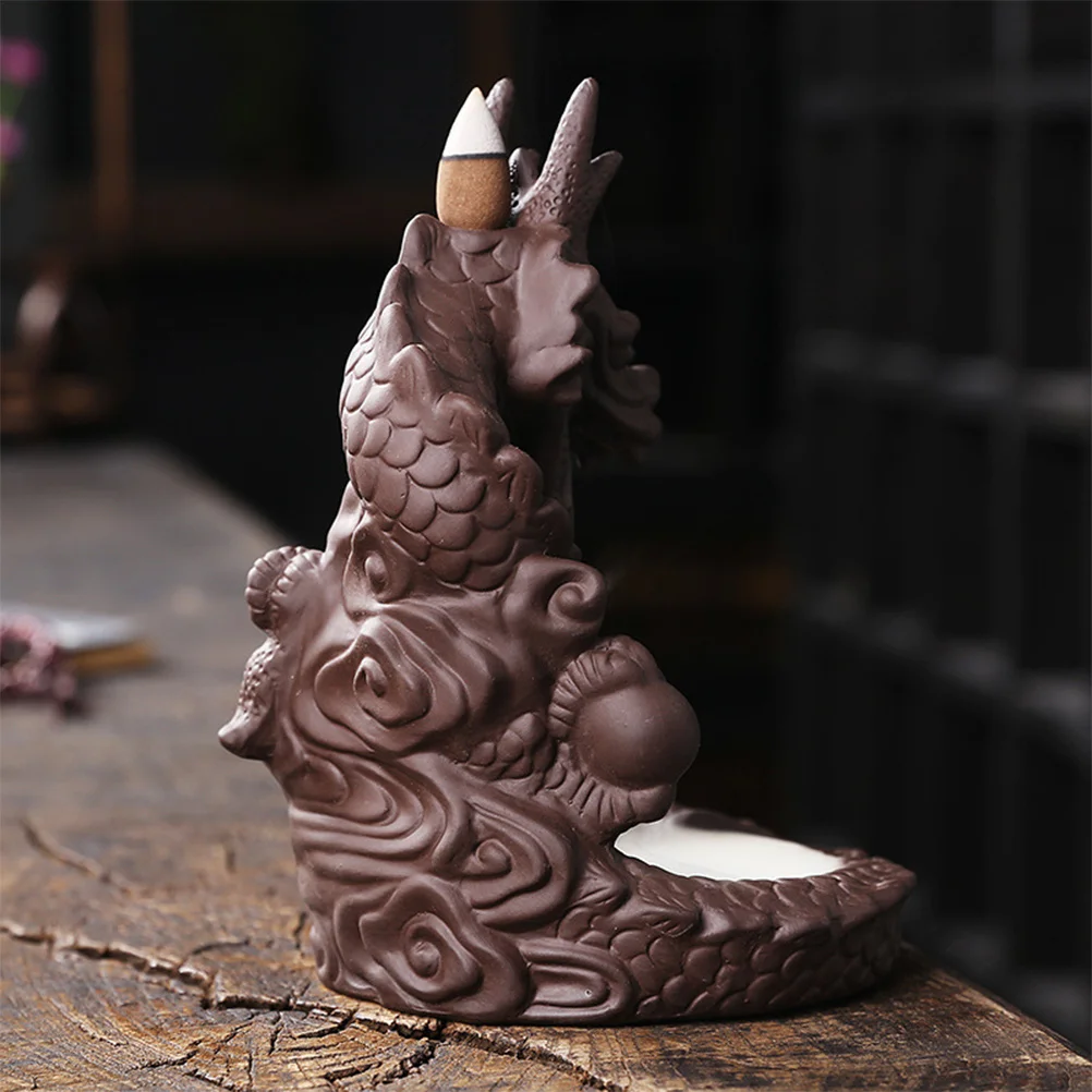 Backflow Incense Holder Creative Dragon Design Incense Stick Cone Holder Meditation Room Bedroom Sauna Yoga Home Decoration
Backflow Incense Holder Creative Dragon Design Incense Stick Cone Holder Meditation Room Bedroom Sauna Yoga Home Decoration