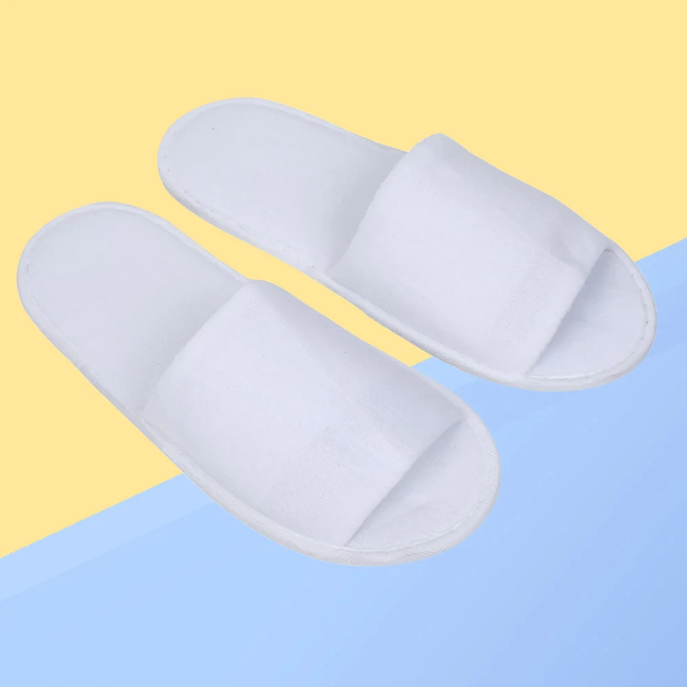 4 Pairs of Male Disposable Slippers Portable Folding Slippers for Travel Hotel (White) single use slippers
4 Pairs of Male Disposable Slippers Portable Folding Slippers for Travel Hotel (White) single use slippers