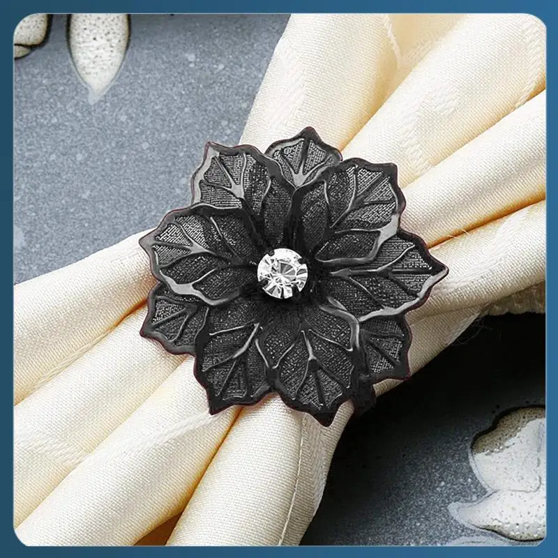 AB02 Napkin Ring Collection Decorative Set Of 10PCS For Cloth Napkins Napkin Holder Kitchen Decor Wedding Decorblack Durable
AB02 Napkin Ring Collection Decorative Set Of 10PCS For Cloth Napkins Napkin Holder Kitchen Decor Wedding Decorblack Durable