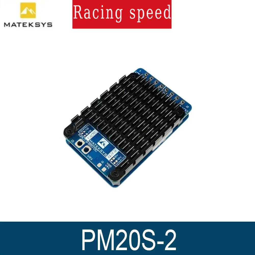 MATEK POWER MODULE PM20S-2 With Two independent Step-Down Voltage Regulators 9V to 85V DC IN 25K Voltage Divider for FPV Drone
MATEK POWER MODULE PM20S-2 With Two independent Step-Down Voltage Regulators 9V to 85V DC IN 25K Voltage Divider for FPV Drone