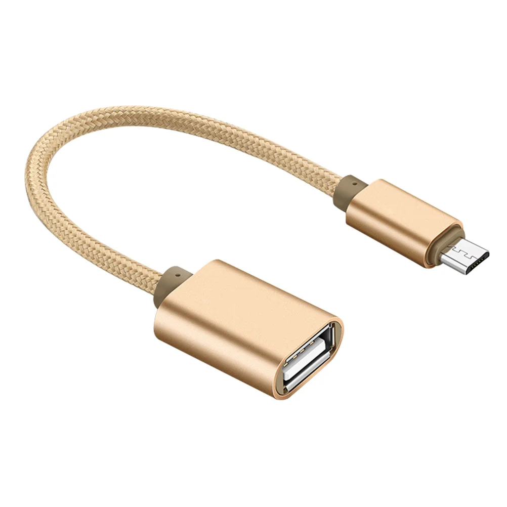 OTG to Micro Interface Data Line Extension Cable Data Cable Mobile Phone Universal Adapter Cable(Gold)
OTG to Micro Interface Data Line Extension Cable Data Cable Mobile Phone Universal Adapter Cable(Gold)