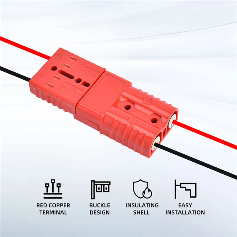4 Pcs 2-4 Gauge Connector Plug 175A 12-36V Battery Quick Connector Red Battery Quick Disconnect Wire Harness Plug Part Kit
4 Pcs 2-4 Gauge Connector Plug 175A 12-36V Battery Quick Connector Red Battery Quick Disconnect Wire Harness Plug Part Kit