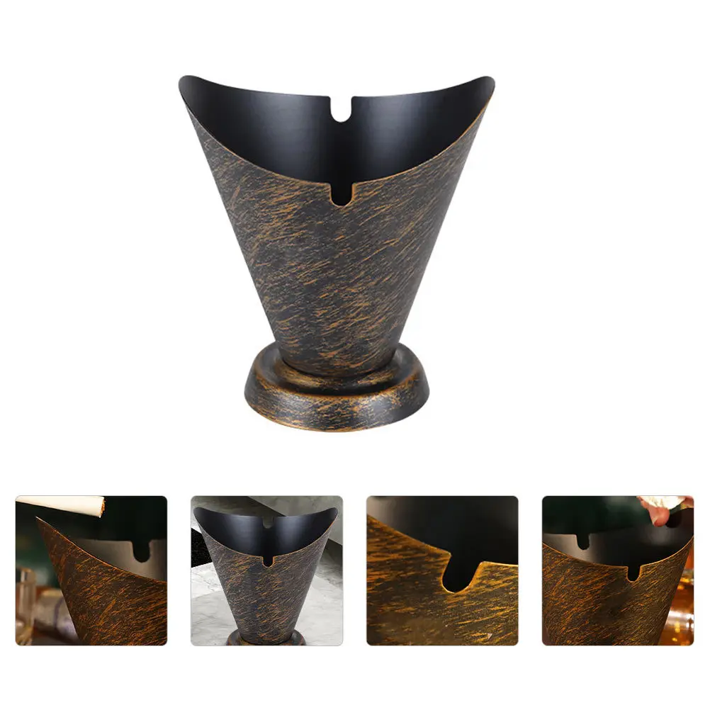 1pc Iron Art Ashtray High-End Retro Wear-Resistant Desktop Decor For Home Office Bar Creative Metal Cigarette
1pc Iron Art Ashtray High-End Retro Wear-Resistant Desktop Decor For Home Office Bar Creative Metal Cigarette