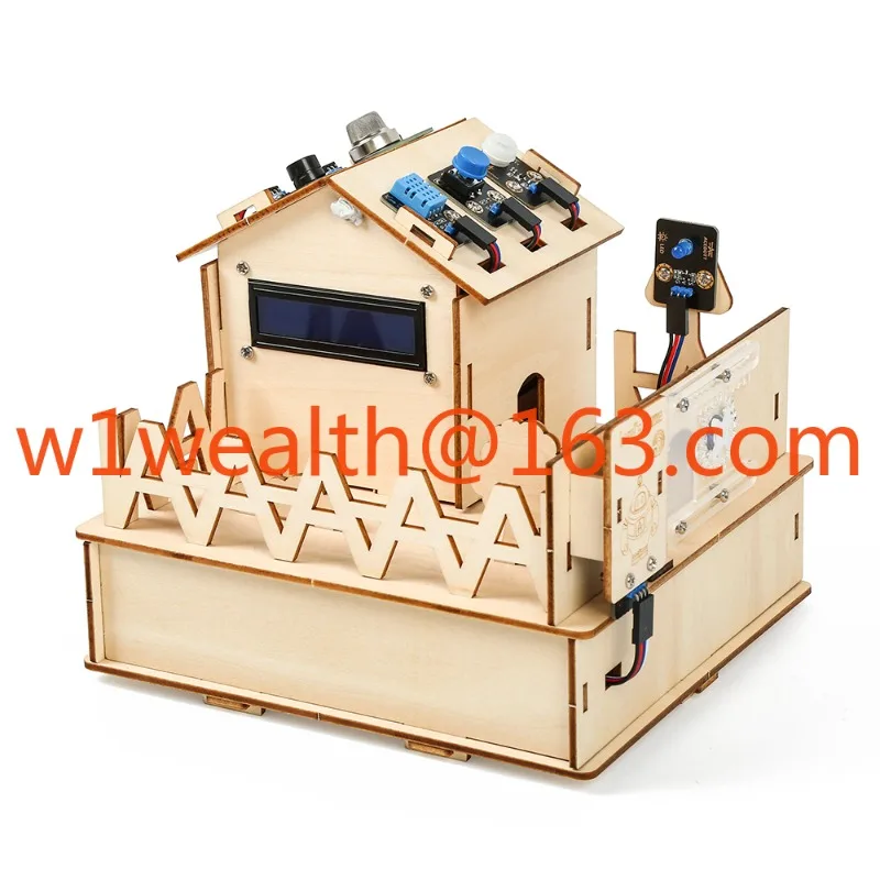 Robotlinking Smart Home WiFi IOT Kit for ESP32 Robot Starter Automation Projects Wooden House STEAM for Arduino IDE Learning Kit
Robotlinking Smart Home WiFi IOT Kit for ESP32 Robot Starter Automation Projects Wooden House STEAM for Arduino IDE Learning Kit