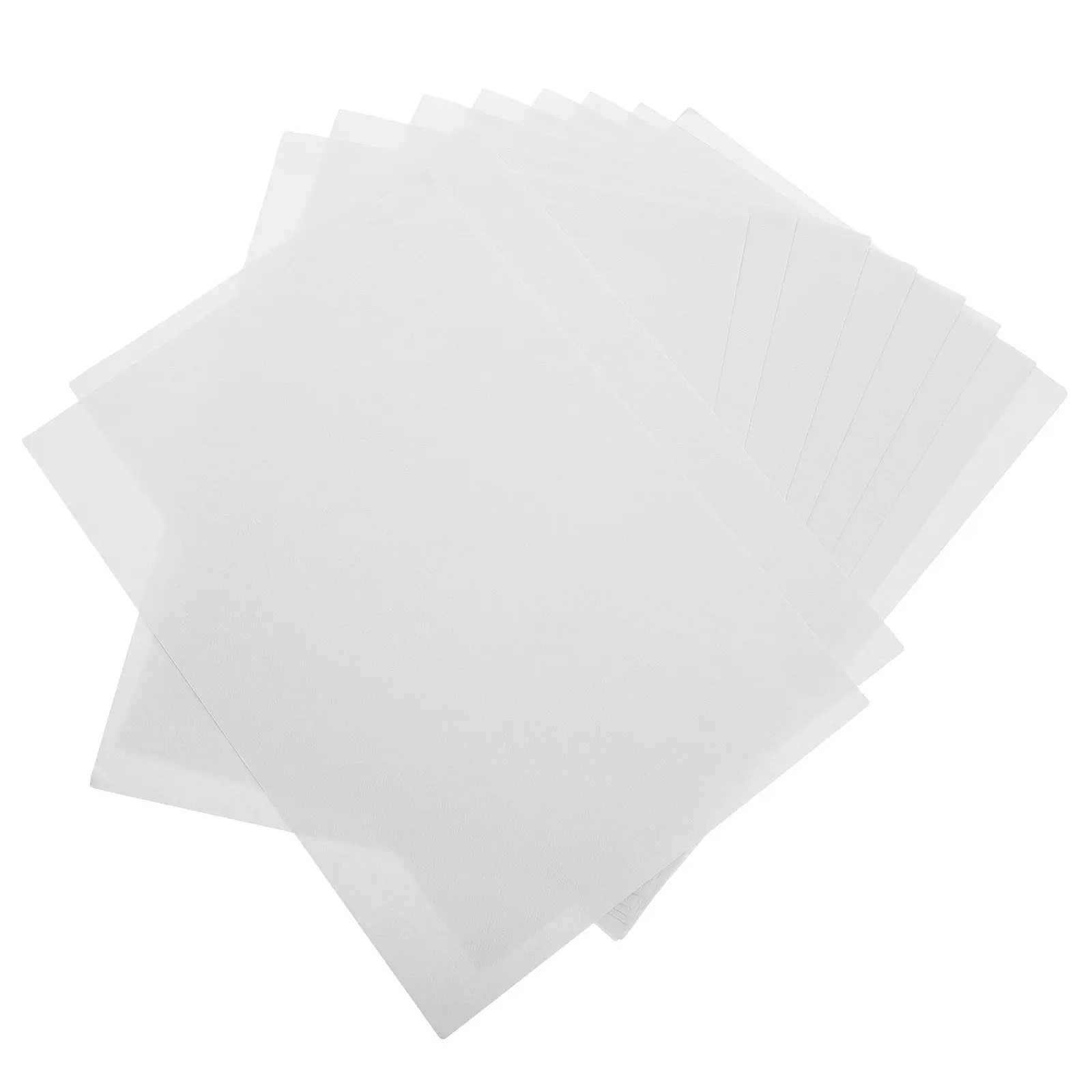 10 Sheets Water Soluble Embroidery Paper Self-Adhesive Sticky Non-Woven Fabric Stabilizer for Stitching Pattern Washable
10 Sheets Water Soluble Embroidery Paper Self-Adhesive Sticky Non-Woven Fabric Stabilizer for Stitching Pattern Washable