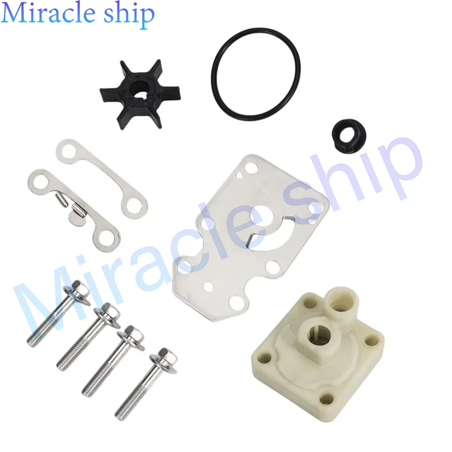 6AH-W0078 Water Pump Impeller Kit For Yamaha 4 Stroke 15 20 HP Outboard F15C F20 6AH-W0078-A2 18-3479 6AH-W0078-00
6AH-W0078 Water Pump Impeller Kit For Yamaha 4 Stroke 15 20 HP Outboard F15C F20 6AH-W0078-A2 18-3479 6AH-W0078-00