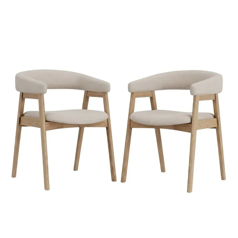 Cove Natural Dining Chairs Set of 2 Solid Rubberwood Frame Modern Design Comfortable Seating Durable Build for Kitchen and Dini
Cove Natural Dining Chairs Set of 2 Solid Rubberwood Frame Modern Design Comfortable Seating Durable Build for Kitchen and Dini