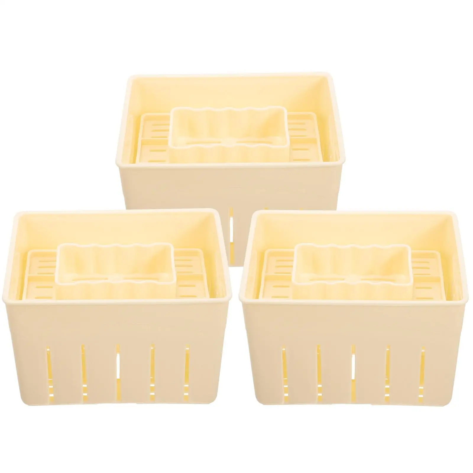 3Pcs Cheese Pressing Plate Tofu Maker Household Butter Press Tool For Making Cheese Supplies Mold Kitchen Dining Bar
3Pcs Cheese Pressing Plate Tofu Maker Household Butter Press Tool For Making Cheese Supplies Mold Kitchen Dining Bar
