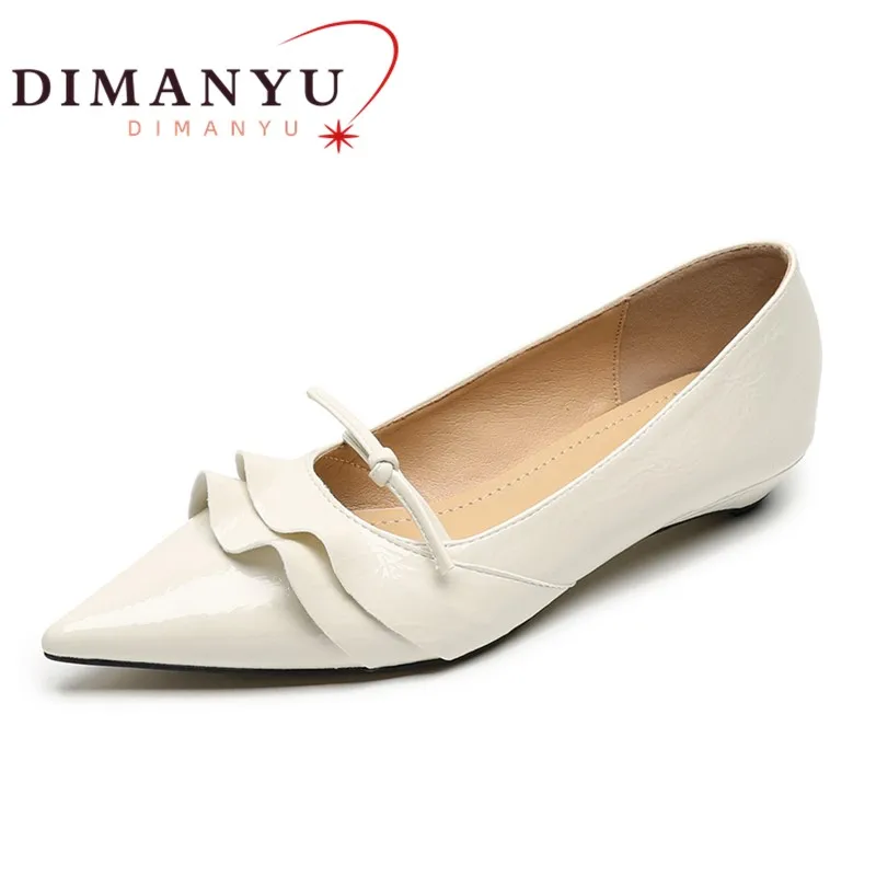 DIMANYU Women Shoes 2025 Autumn New Pointed Toe Professional Shoes Women Ruffled Shallow Mouth Large Size One-foot Shoes Women 
DIMANYU Women Shoes 2025 Autumn New Pointed Toe Professional Shoes Women Ruffled Shallow Mouth Large Size One-foot Shoes Women