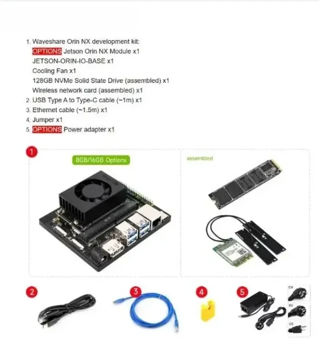 Universal development board kit AI 8GB core module development kit Nano 48GB
Universal development board kit AI 8GB core module development kit Nano 48GB