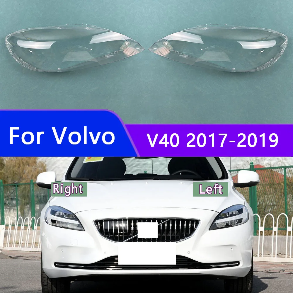 For Volvo V40 2017-2019 Headlight Shell Transparent Headlamp Lens Cover Plexiglass Replace Original Lampshade
For Volvo V40 2017-2019 Headlight Shell Transparent Headlamp Lens Cover Plexiglass Replace Original Lampshade
