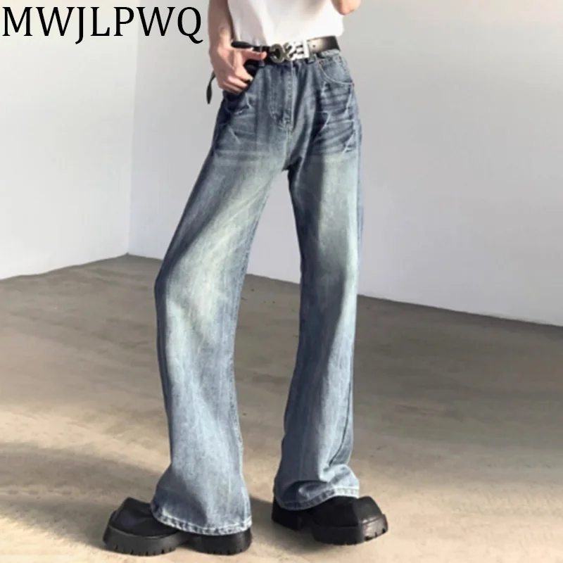 MWJLPWQ Crack American Retro Flared Jeans Men's High Street Washed Blue Distress Cleanfit Straight Leg Pants 2025 Autumn 010766
MWJLPWQ Crack American Retro Flared Jeans Men's High Street Washed Blue Distress Cleanfit Straight Leg Pants 2025 Autumn 010766