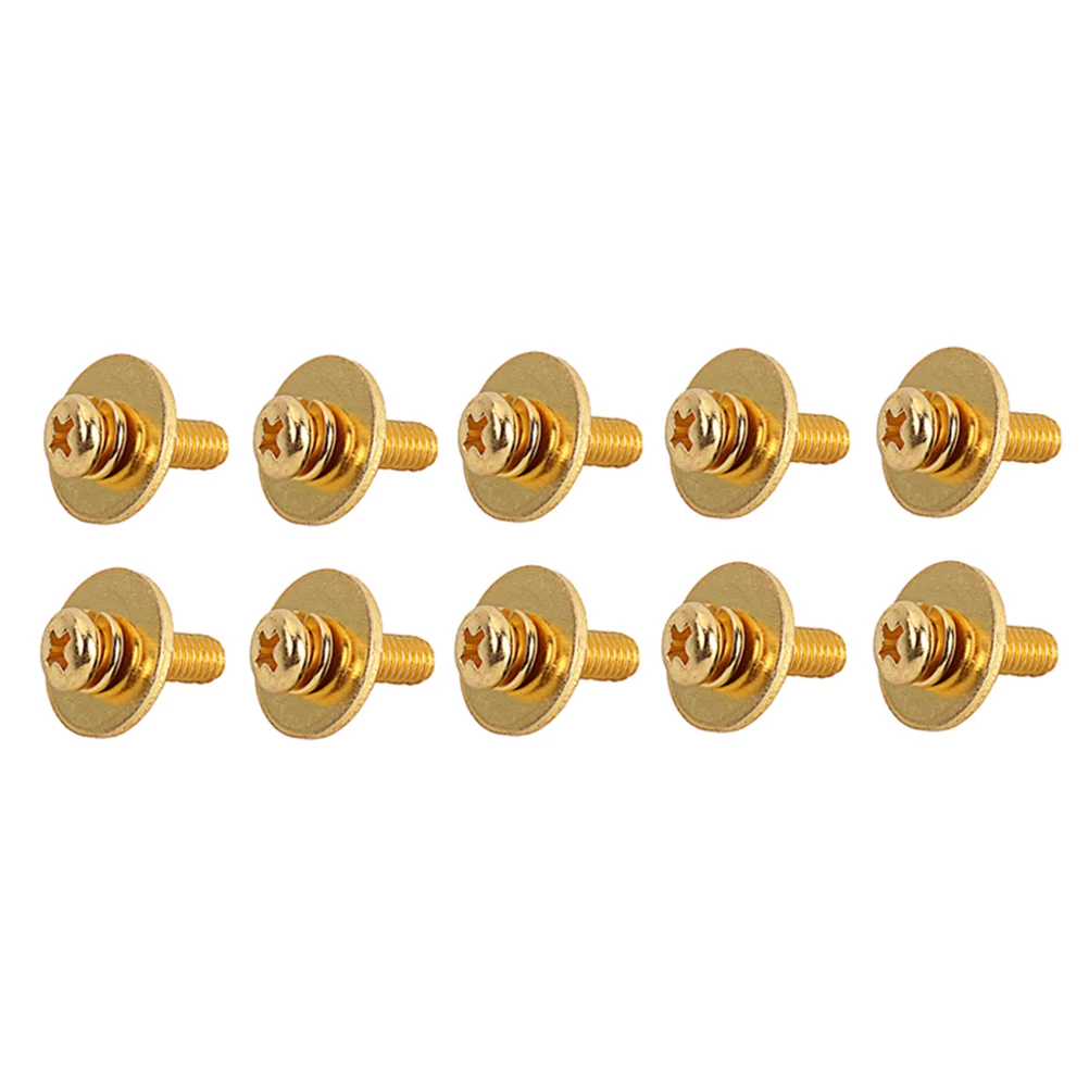 10pcs Lug Screws Mounting Screws With Washers Durable Mounting Accessories with Washers for Snare Kit Parts Ear Hardware
10pcs Lug Screws Mounting Screws With Washers Durable Mounting Accessories with Washers for Snare Kit Parts Ear Hardware