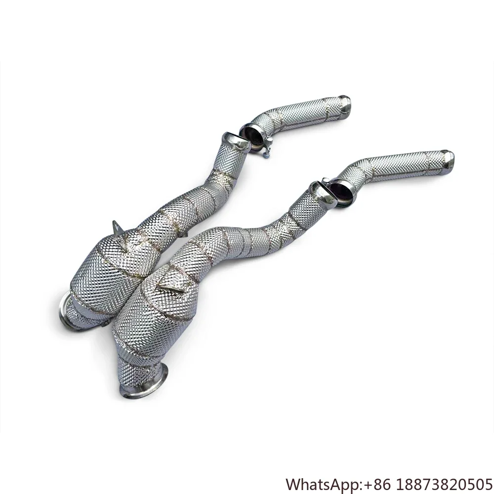 Customized Exhaust Downpipes For Mercedes-benz C63 C63S AMG W205 4.0T 2015-2020 Sport Straight Downpipe
Customized Exhaust Downpipes For Mercedes-benz C63 C63S AMG W205 4.0T 2015-2020 Sport Straight Downpipe