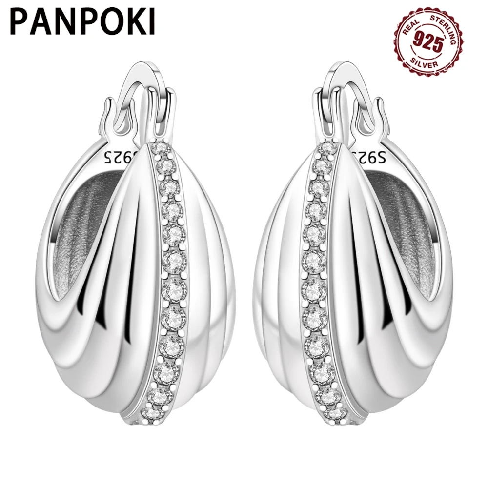 PANPOKI S925 из стерлингового серебра, изысканные многослойные серьги, универсальные серьги-кольца для женщин, ювелирные изделия, оригинальные подарки для вечеринок
PANPOKI S925 из стерлингового серебра, изысканные многослойные серьги, универсальные серьги-кольца для женщин, ювелирные изделия, оригинальные подарки для вечеринок