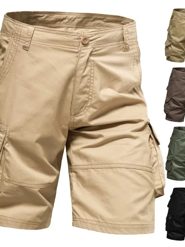 Khaki Workwear Men's Fashionable Five-Quarter Casual Loose Straight Leg Jeanswear Wear-Resistant Shorts for Outdoor Activities
Khaki Workwear Men's Fashionable Five-Quarter Casual Loose Straight Leg Jeanswear Wear-Resistant Shorts for Outdoor Activities