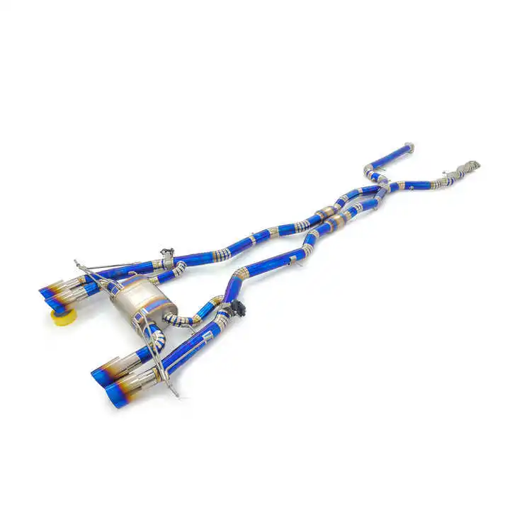 Suitable for B MW M3 M4 G80 G81 G82 G83 S58 3.0T with valve cat back high quality titanium exhaust pipe
Suitable for B MW M3 M4 G80 G81 G82 G83 S58 3.0T with valve cat back high quality titanium exhaust pipe