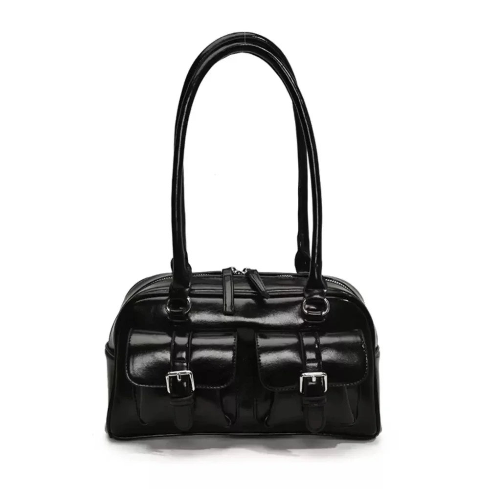 French Style Single Shoulder Bag for Women Female New Solid Glossy PU High-Grade Armpit Bags Fashion Commuter Underarm Packs
French Style Single Shoulder Bag for Women Female New Solid Glossy PU High-Grade Armpit Bags Fashion Commuter Underarm Packs