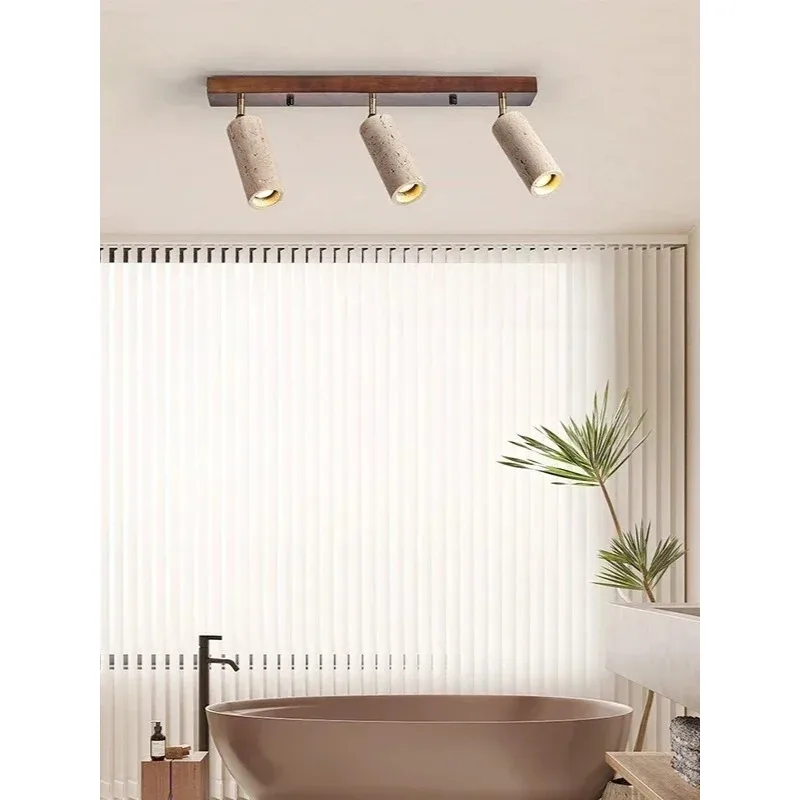Wabi Sabi Stone Ceiling Lamp Led Spot Light Angle Adjustable Rectangle Wood Base
Wabi Sabi Stone Ceiling Lamp Led Spot Light Angle Adjustable Rectangle Wood Base