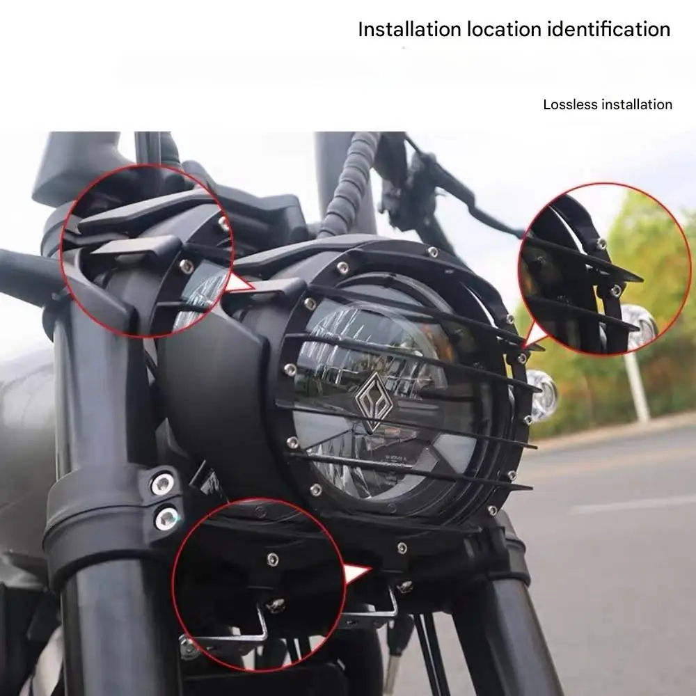 For Benda Chinchilla 450/500/Darkflag 500 modification accessories, including retro-style headlight covers and lamp net covers.
For Benda Chinchilla 450/500/Darkflag 500 modification accessories, including retro-style headlight covers and lamp net covers.