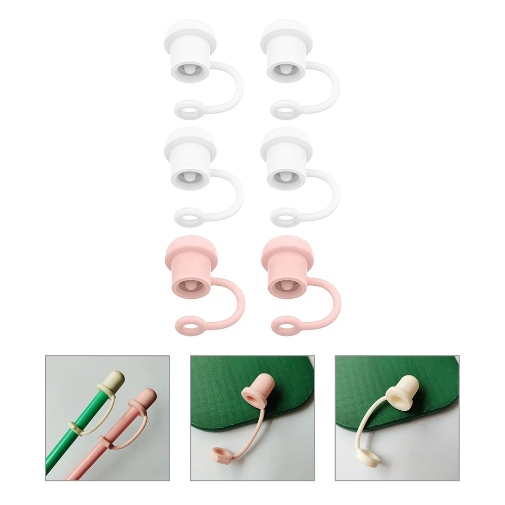 6 Pcs Straw Cap Silicone Covers Stopper Decorate Caps Drinking Silica Gel Toppers
6 Pcs Straw Cap Silicone Covers Stopper Decorate Caps Drinking Silica Gel Toppers