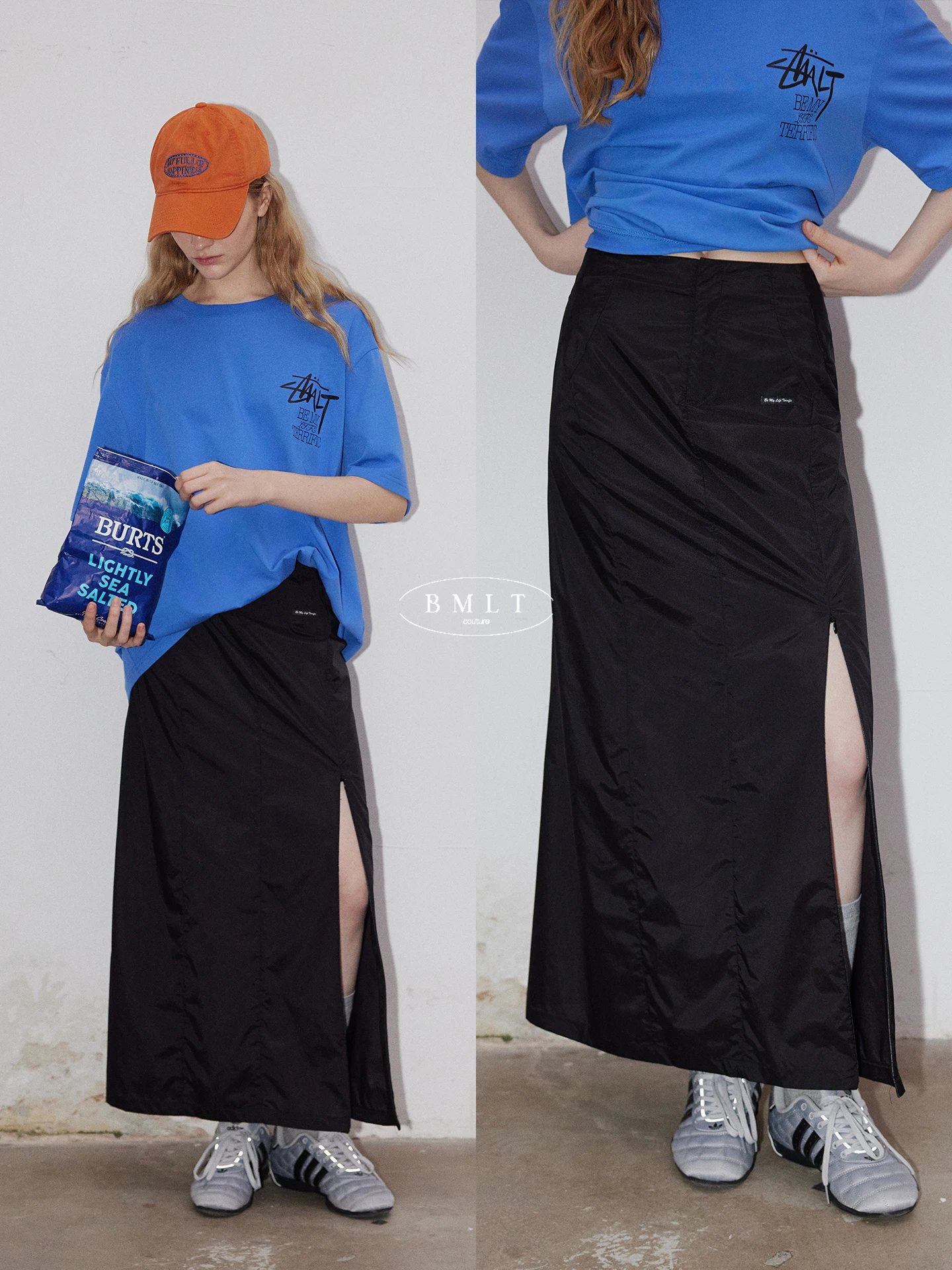BMLT Night Residual Wind Design Zipper Split High Waist Slim A-Line Casual Black Long Skirt Women's Fashion Spring Summer
BMLT Night Residual Wind Design Zipper Split High Waist Slim A-Line Casual Black Long Skirt Women's Fashion Spring Summer