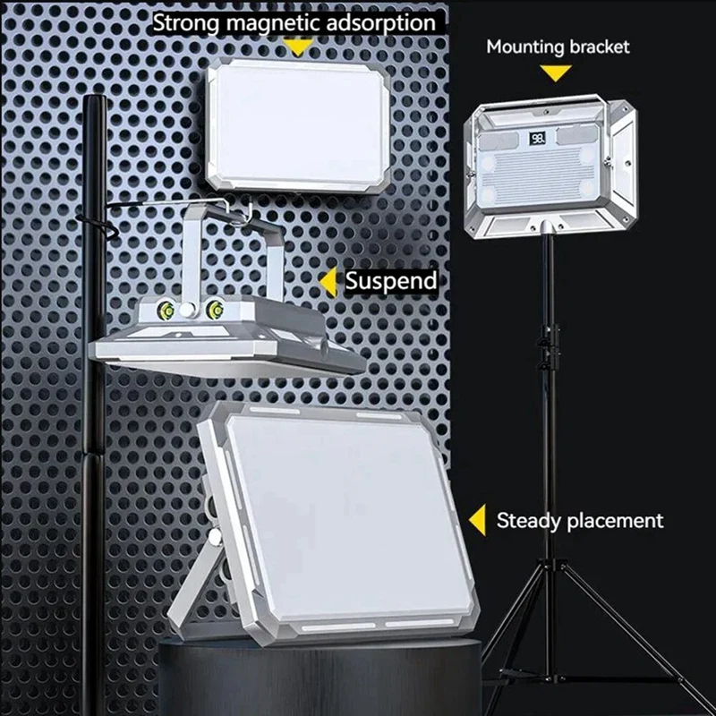 Portable LED Camping Tent Light Rechargeable Searchlight Outdoor Emergency Lighting Waterproof Hanging Night Lamp
Portable LED Camping Tent Light Rechargeable Searchlight Outdoor Emergency Lighting Waterproof Hanging Night Lamp