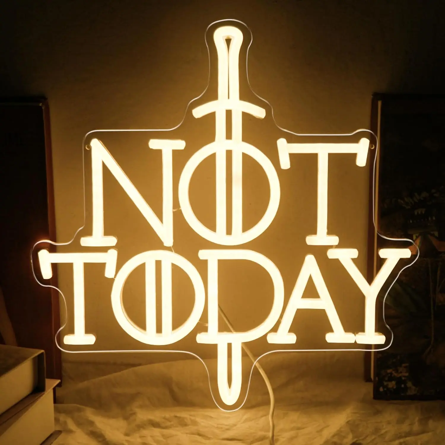 Не сегодня неоновая вывеска USB с регулируемой яркостью меч светодиодный неоновый свет для спальни, вечеринки, общежития для человека, пещеры, гостиной, украшения дома, подарок
Не сегодня неоновая вывеска USB с регулируемой яркостью меч светодиодный неоновый свет для спальни, вечеринки, общежития для человека, пещеры, гостиной, украшения дома, подарок