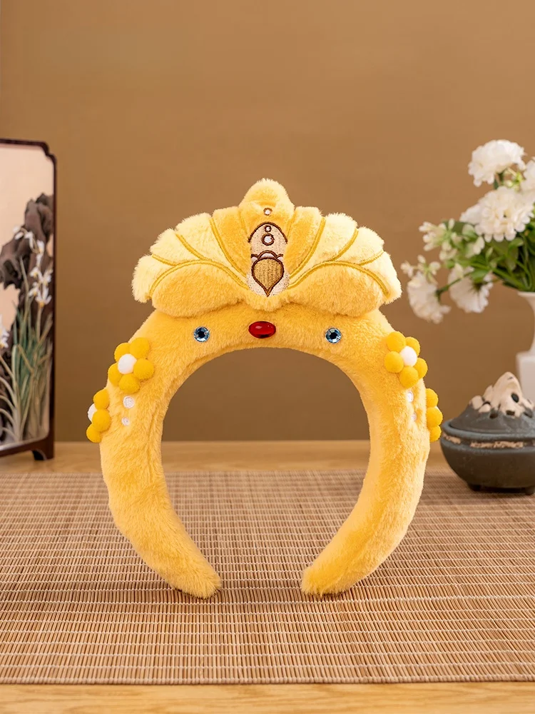 Creative Museum Li Jingxun Hairband Plush Cute Friend Gift Yellow Color Birthday Celebration Polyester Fiber
Creative Museum Li Jingxun Hairband Plush Cute Friend Gift Yellow Color Birthday Celebration Polyester Fiber