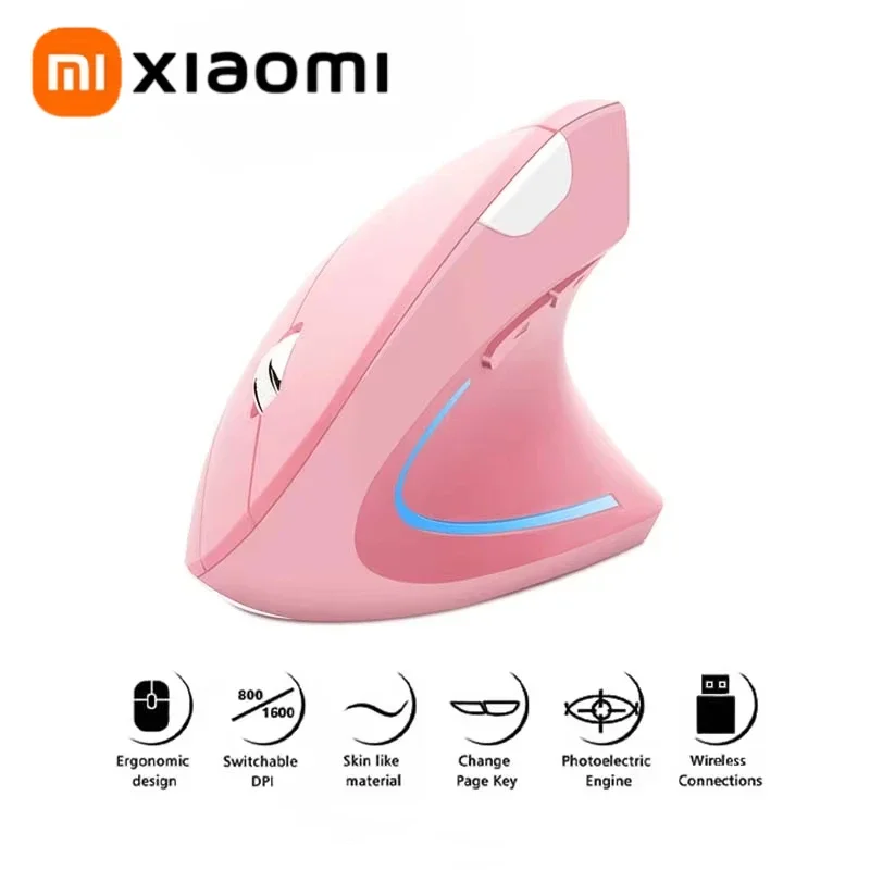 Беспроводная мышь Xiaomi 2,4 ГГц, эргономичная, 1600 точек на дюйм, регулируемая оптическая вертикальная офисная игровая мышь для Windows Mac, дизайнер студентов
Беспроводная мышь Xiaomi 2,4 ГГц, эргономичная, 1600 точек на дюйм, регулируемая оптическая вертикальная офисная игровая мышь для Windows Mac, дизайнер студентов