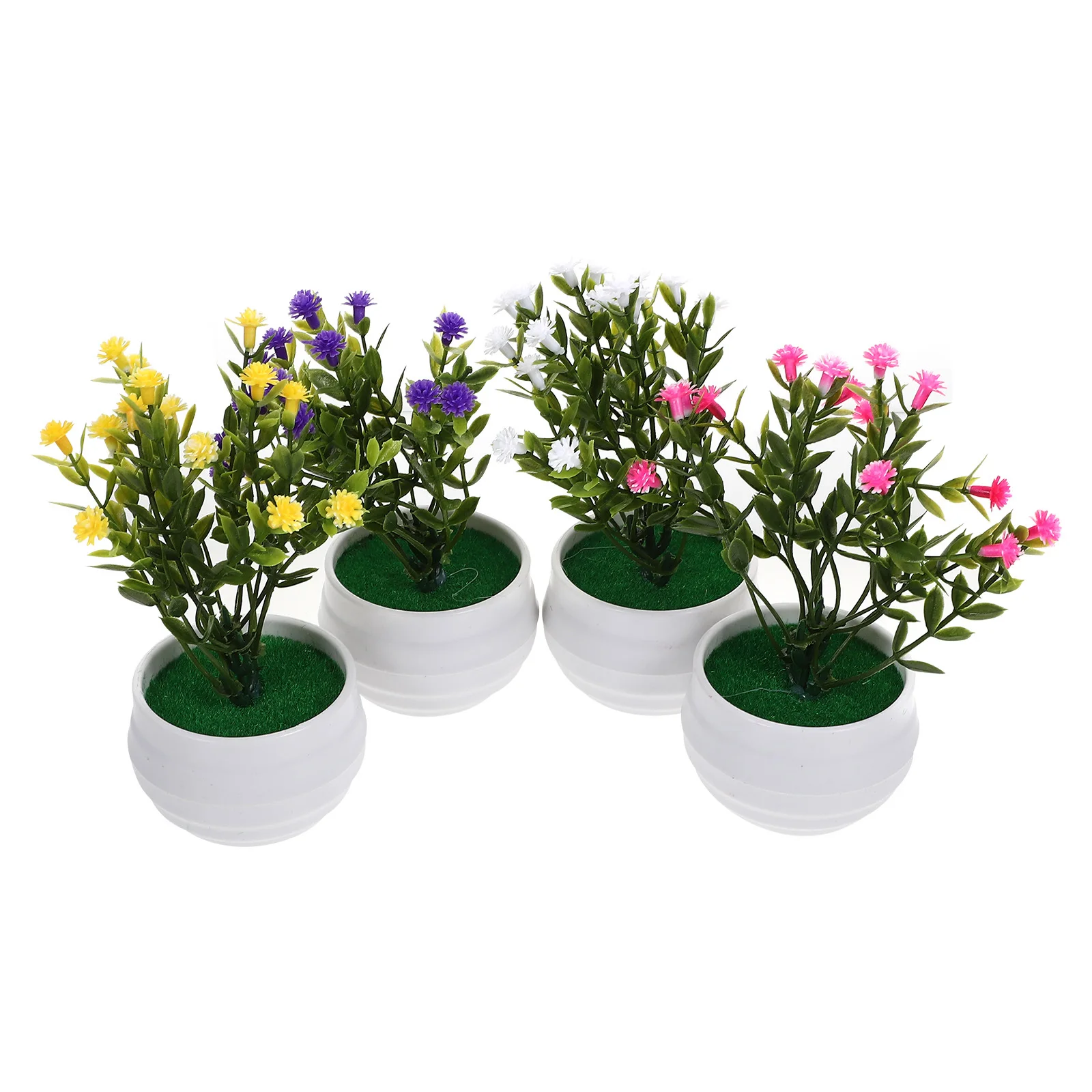 4Pcs Realistic Mini Fake Potted Flower Babysbreath Desktop Decor Photo Prop Small Artificial Potted Plants for Home Tabletop
4Pcs Realistic Mini Fake Potted Flower Babysbreath Desktop Decor Photo Prop Small Artificial Potted Plants for Home Tabletop