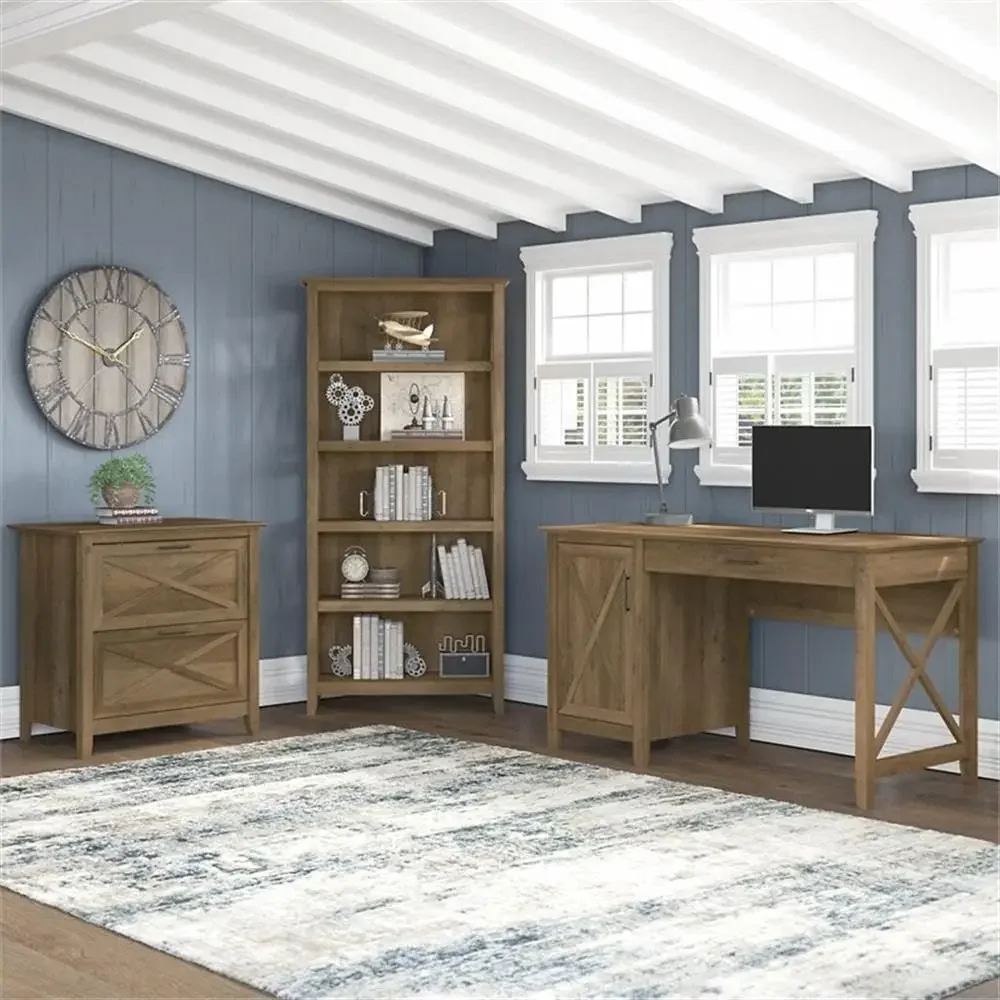 Special Offer54W Desk Set With Ile Cabinet And 5 Shel Bookcase, Pine Inish, Engineered Wood, Armhouse Style Oice Urniture Or Hom
Special Offer54W Desk Set With Ile Cabinet And 5 Shel Bookcase, Pine Inish, Engineered Wood, Armhouse Style Oice Urniture Or Hom