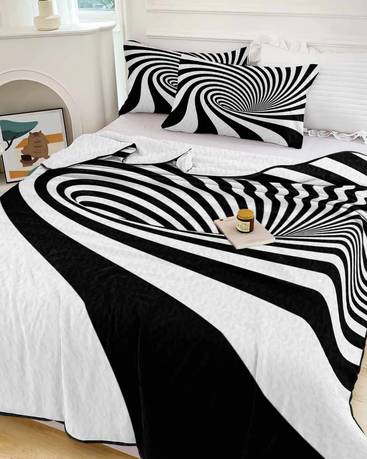 Funnel-Shaped Striped Abstract Cooling Blankets Air Condition Comforter Lightweight Summer Quilt for Bed Soft Thin Quilt
Funnel-Shaped Striped Abstract Cooling Blankets Air Condition Comforter Lightweight Summer Quilt for Bed Soft Thin Quilt