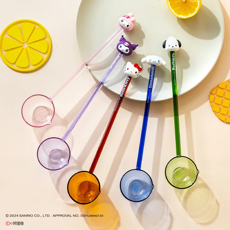 Sanrio Kawaii Hello Kitty Anime Large Glass Soup Spoon High Temperature Resistant Spoon Large Capacity Kuromi Spoon Kids Toys
Sanrio Kawaii Hello Kitty Anime Large Glass Soup Spoon High Temperature Resistant Spoon Large Capacity Kuromi Spoon Kids Toys