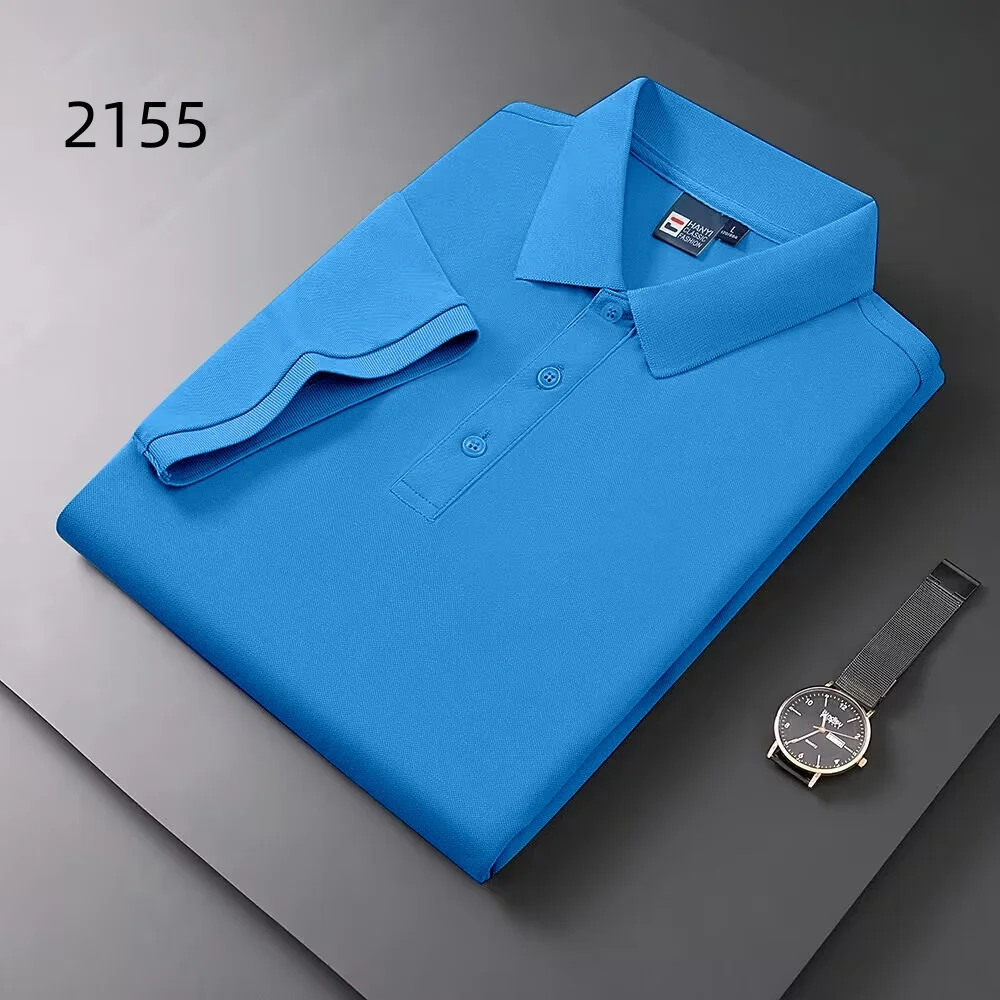 Men's high-quality summer new style lapel short sleeved polo shirt solid color business casual men's polo shirt
Men's high-quality summer new style lapel short sleeved polo shirt solid color business casual men's polo shirt