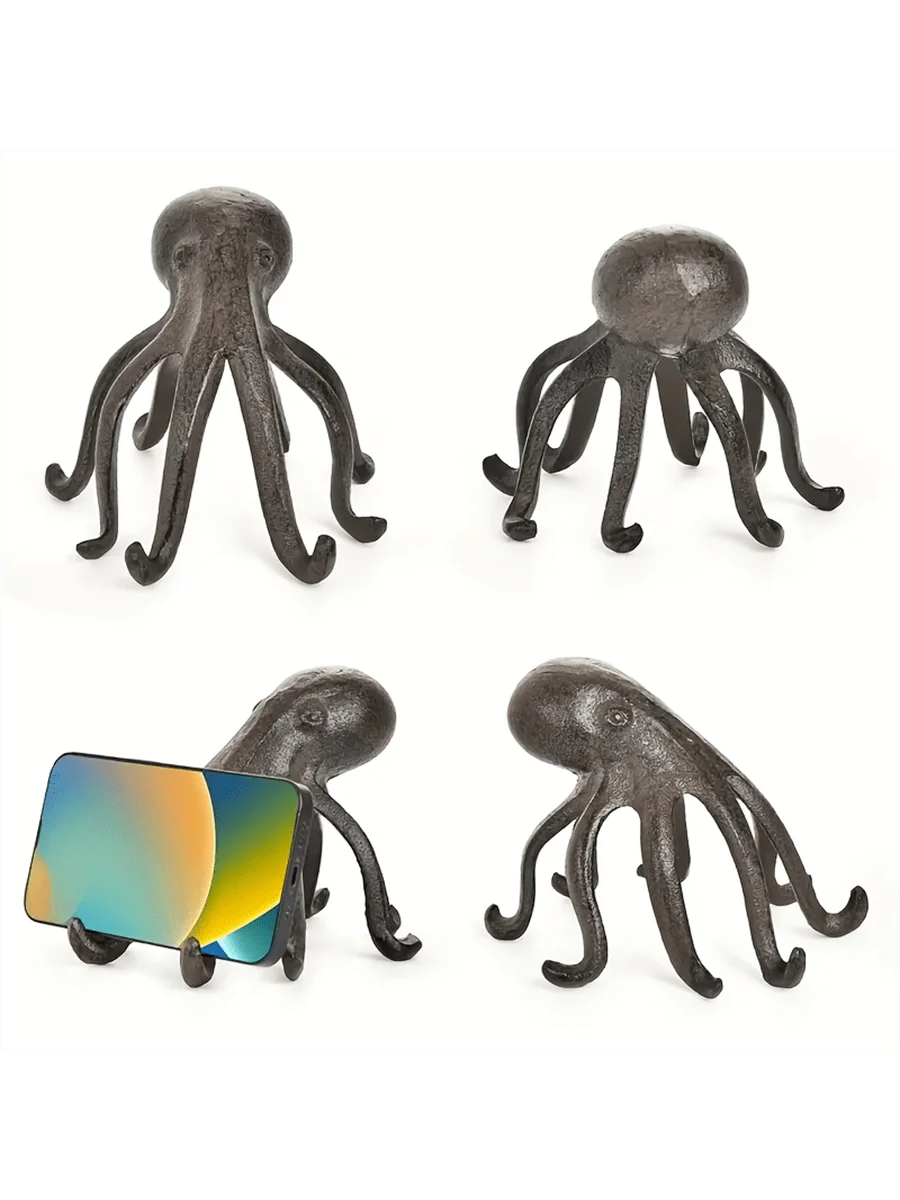 Metal Octopus Phone Stand Desk Holder Unique Design For Most Smartphones
Metal Octopus Phone Stand Desk Holder Unique Design For Most Smartphones