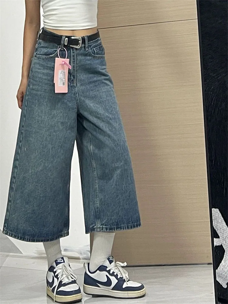 Широкие джинсы с высокой талией и семью футами. Женские повседневные свободные узкие прямые джинсы. Джинсы в американском стиле ретро. Осенняя мода плюс...
Широкие джинсы с высокой талией и семью футами. Женские повседневные свободные узкие прямые джинсы. Джинсы в американском стиле ретро. Осенняя мода плюс...