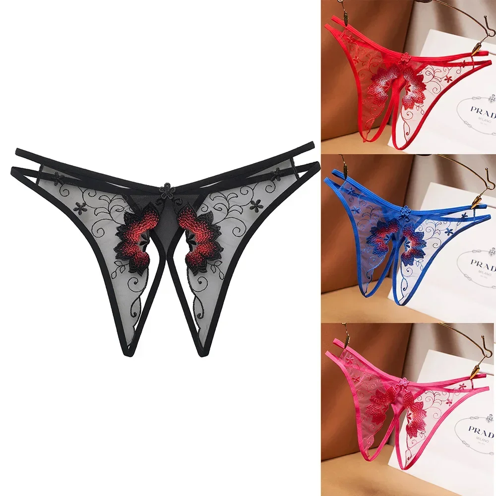 Women's Sexy Lace Open-Crotch Panties Crotchless Briefs Lingerie Exotic Temptation Underwear for Lady
Women's Sexy Lace Open-Crotch Panties Crotchless Briefs Lingerie Exotic Temptation Underwear for Lady