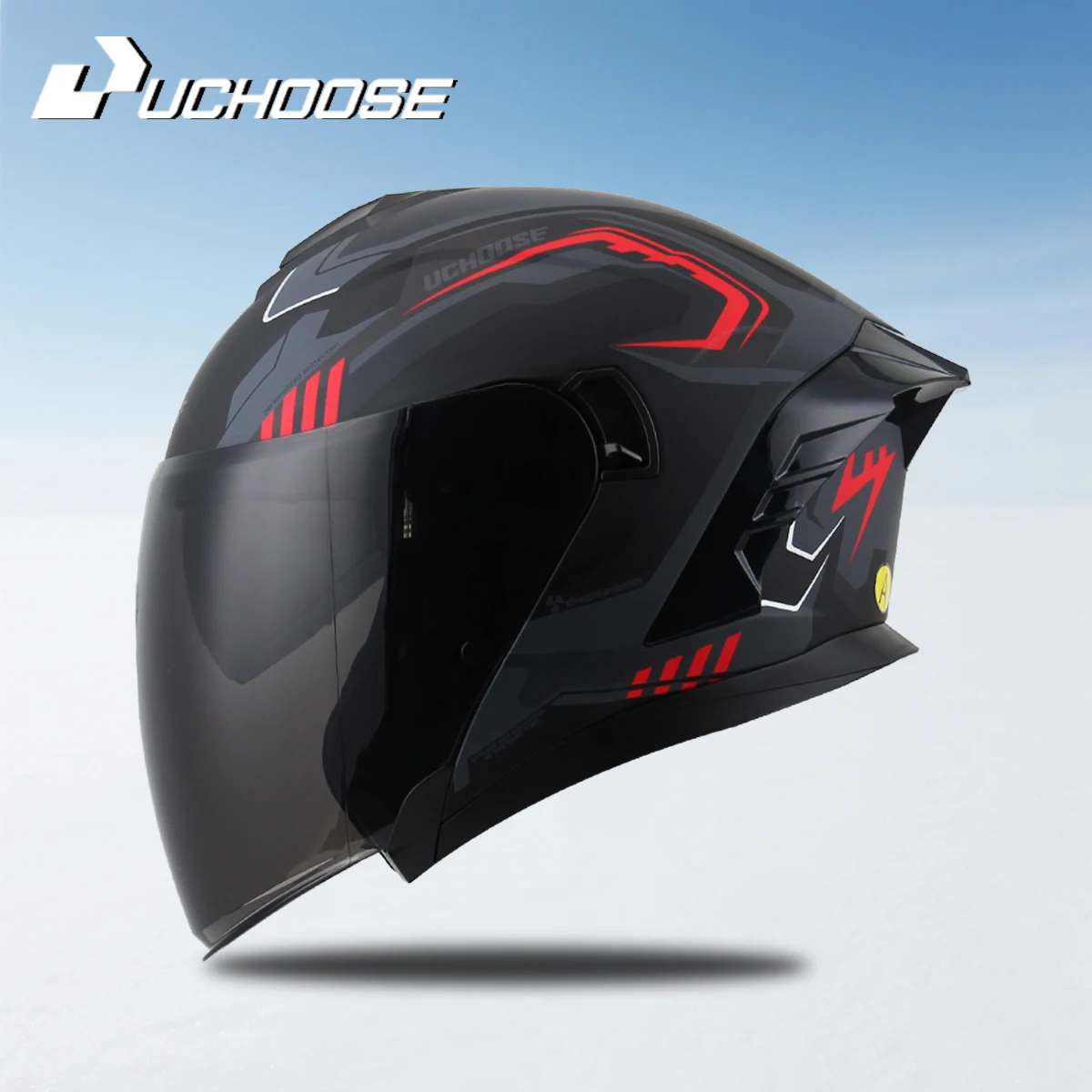 715 Motorcycle Dual Visor Flip-Up Modular Full-Face Helmet Anti-Fog Street Bike Racing Helmet for Women and Men Retro 3/4 Helmet
715 Motorcycle Dual Visor Flip-Up Modular Full-Face Helmet Anti-Fog Street Bike Racing Helmet for Women and Men Retro 3/4 Helmet