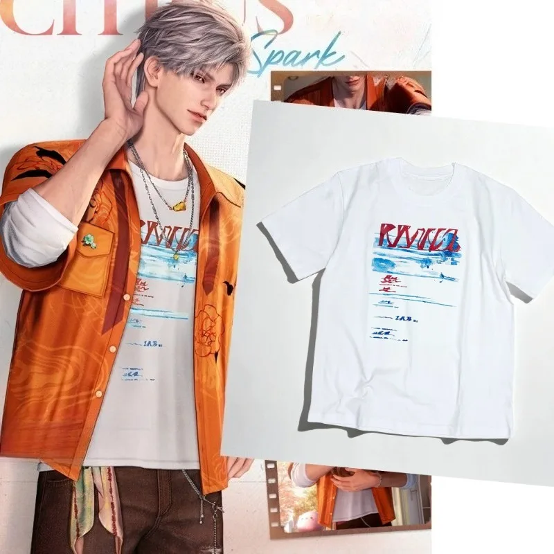 Game Love and Deepspace Sylus Cosplay Costume Spring Summer Daily T-shirt for Men Women Anime Party Role Play Top Gifts
Game Love and Deepspace Sylus Cosplay Costume Spring Summer Daily T-shirt for Men Women Anime Party Role Play Top Gifts