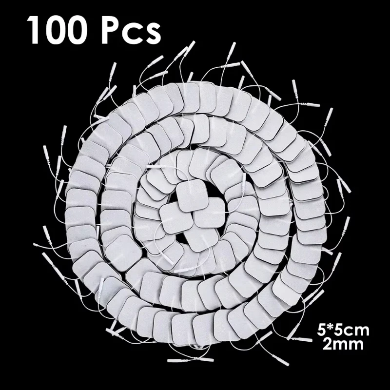 5x5cm Reusable Tens Acupuncture Self Adhesive Gel Electrode Pads 2.0mm Electrodes for Tens Digital Therapy Massager 20/50/100pcs
5x5cm Reusable Tens Acupuncture Self Adhesive Gel Electrode Pads 2.0mm Electrodes for Tens Digital Therapy Massager 20/50/100pcs