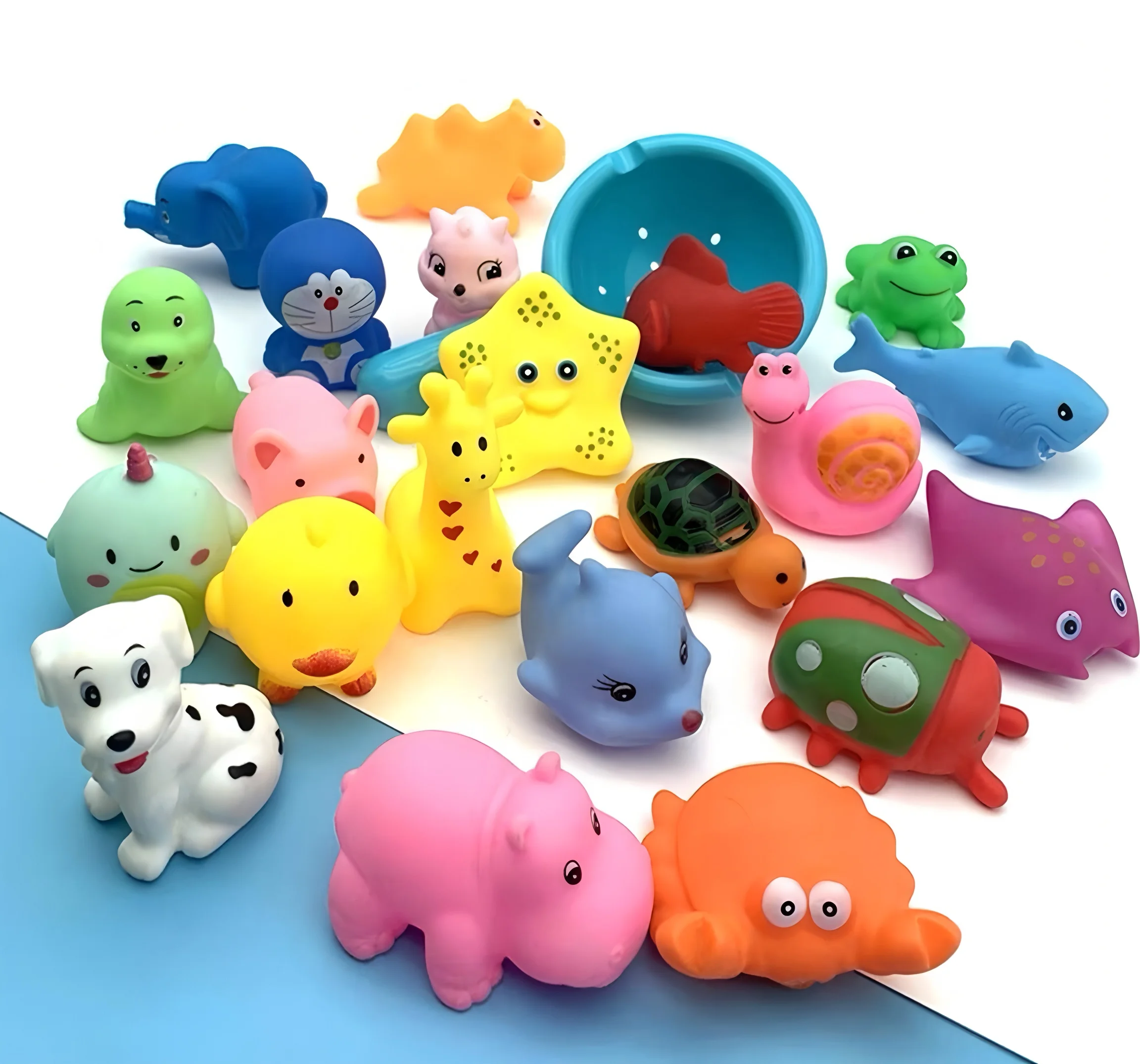 HOT Selling Baby Cute Animals Bath Toy Swimming Water Toys Soft Rubber Float Squeeze Sound Kids Wash Play Funny Gift shower time
HOT Selling Baby Cute Animals Bath Toy Swimming Water Toys Soft Rubber Float Squeeze Sound Kids Wash Play Funny Gift shower time